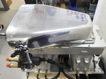 Enderle Bugcatcher on Alkydigger Custom Tunnel Ram for SB Chevy  23 degree  Complete